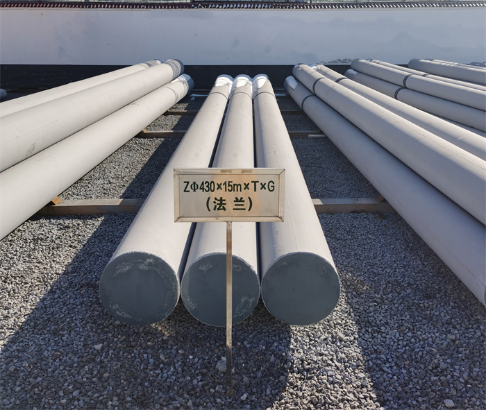 合阳430×15米×T×G砼电力电杆